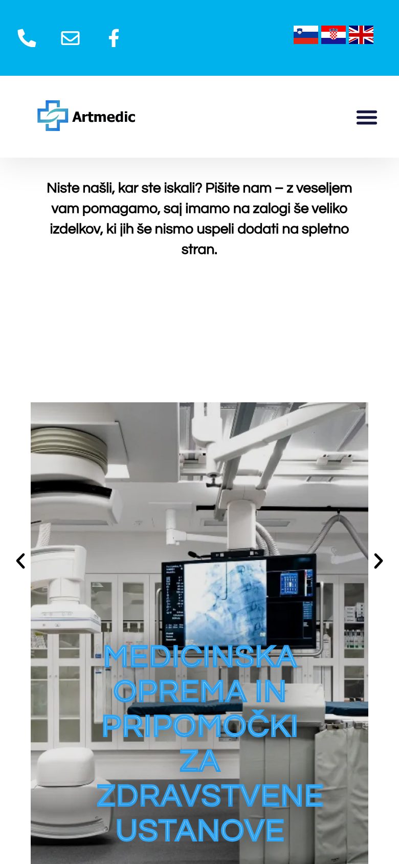 Posnetek zaslona: Art Medic Solution, Telefon