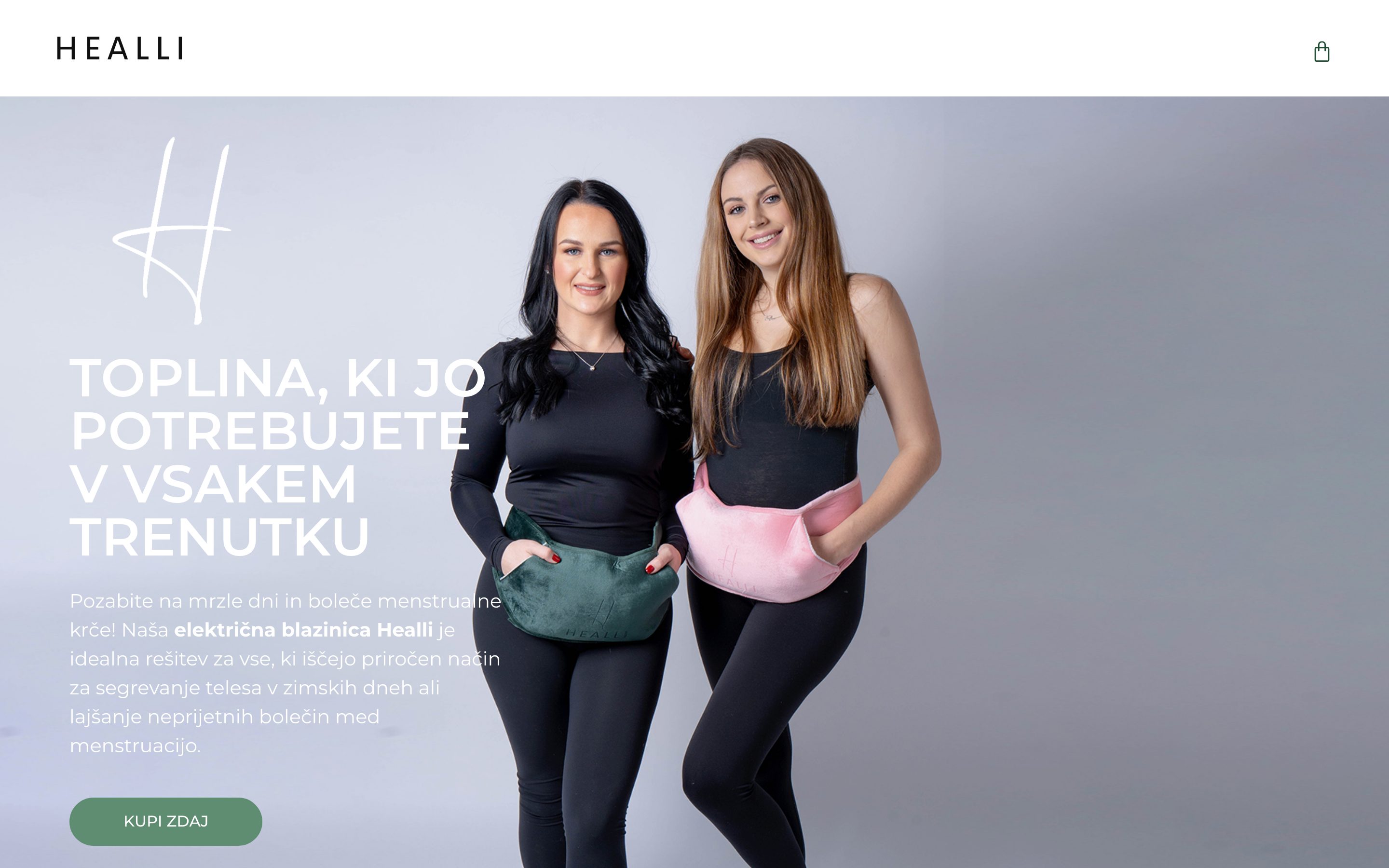 Posnetek zaslona: Healli, Namizje
