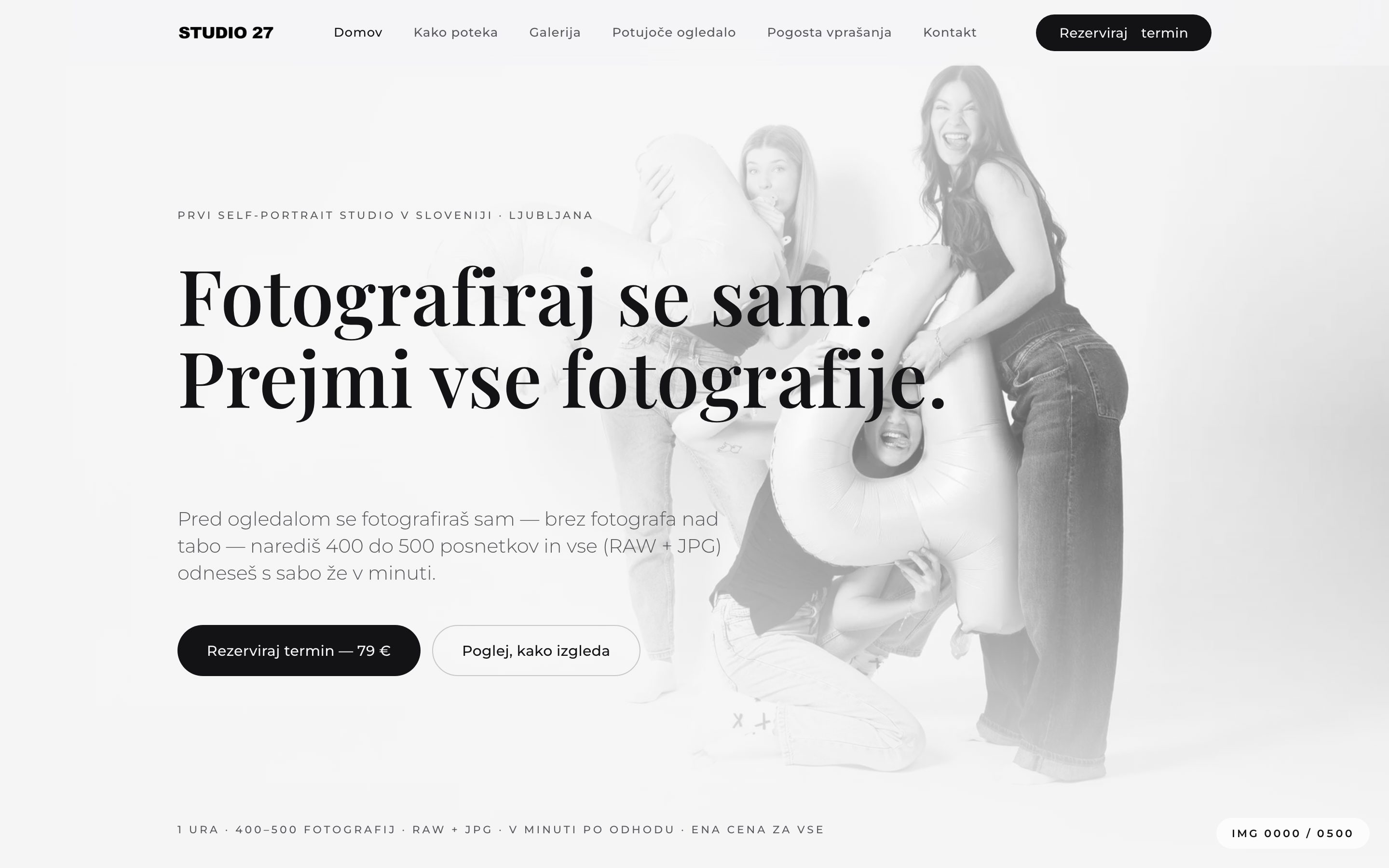 Posnetek zaslona: Studio27, Namizje